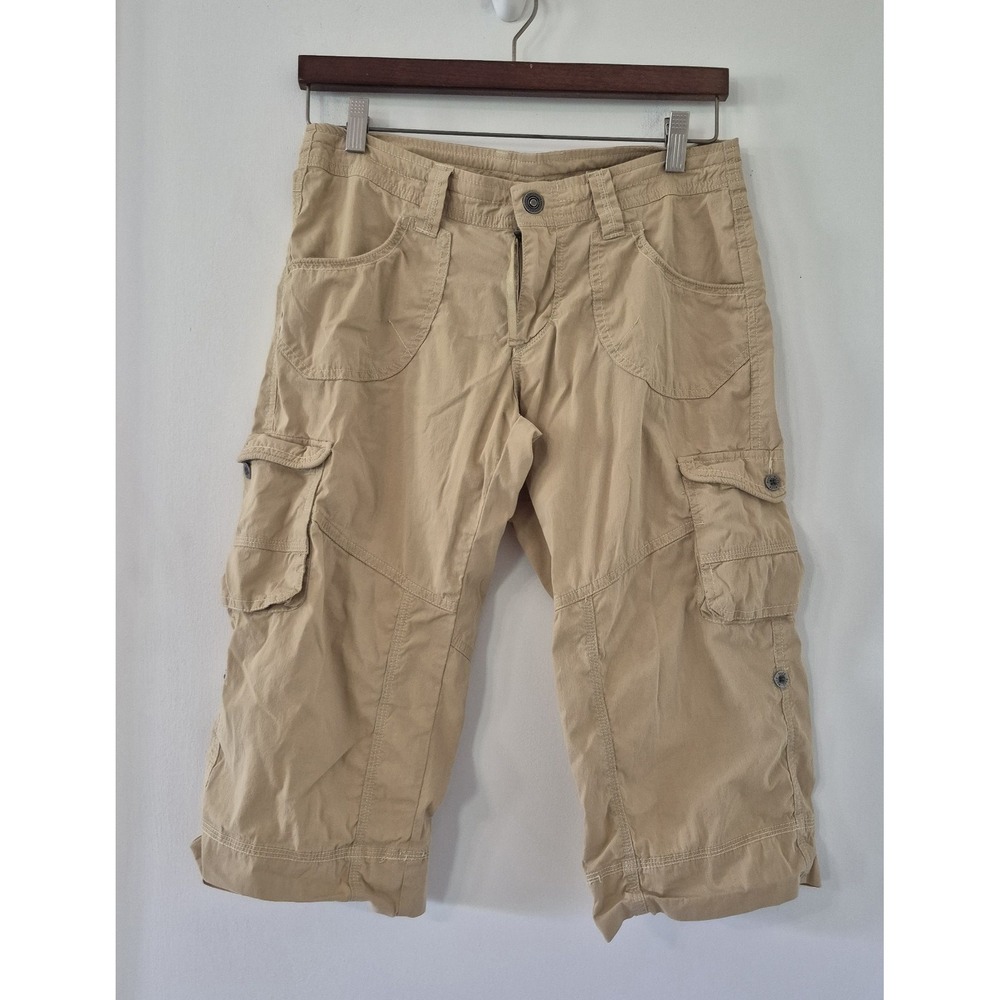 KUHL Kontra 18 Women's 6 Cargo Capri Pants Roll-up Convertible Hiking Gorpcore